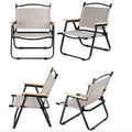 Solid Wild Kermit Chair Khaki and Black Portable Compact Folding Camping Chair for Outdoor Camp Foldable Beach Chair