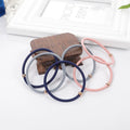 Wholesale Korean Style Simple Hair Rope Hair Rubber Bands Elastic Colorful Hair Ties