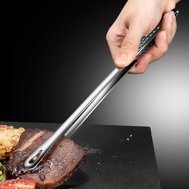 Hot Sale Barbecue Tongs Stainless Steel Cooking Tongs Gold Food Tongs