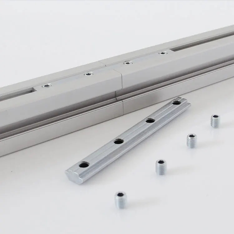 INTERIOR Angle Bracket 180 Degree Linear bar Connectors with Hardware for T Slot Aluminum