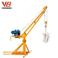 Lifting Equipment 300kg 500kg 800kg 1000kg Hand Operation Mobile Mini Crane Portable Small Lift Floor Crane