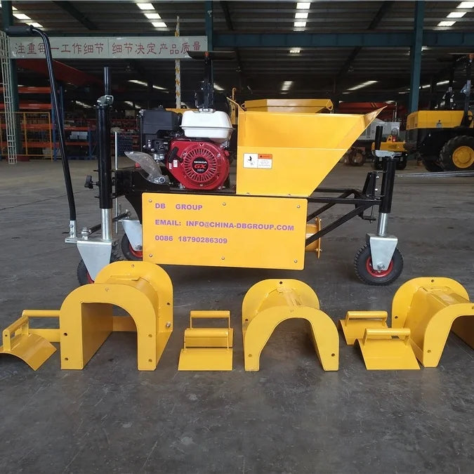 Road Concrete Curb Paver Machine Cement Garden Curb Curbing Making Machine
