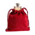 Wholesale Recyclable Red Velvet Perfume Bag Reusable Drawstring Pouch High End Luxury Jewelry Customizable Gift Bags