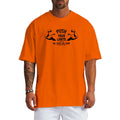 Custom Logo Mens Loose Mesh Breathable Quick Dry T-Shirt Sport Casual Short Sleeve Gym Running Workout Training Fitness Clothing