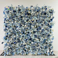 Other Decor Flower and Plant Vintage Blue 8ft X 8ft Shop Hire Silk Rose Flower Wall Panels Artificial Flower Wall Backdrop