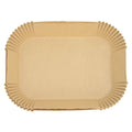 JiaChu Unbleached Waterproof Silicone Coated Parchment Paper Liners for Air Fryer & Oven Baking-Oil-Proof Non-Stick
