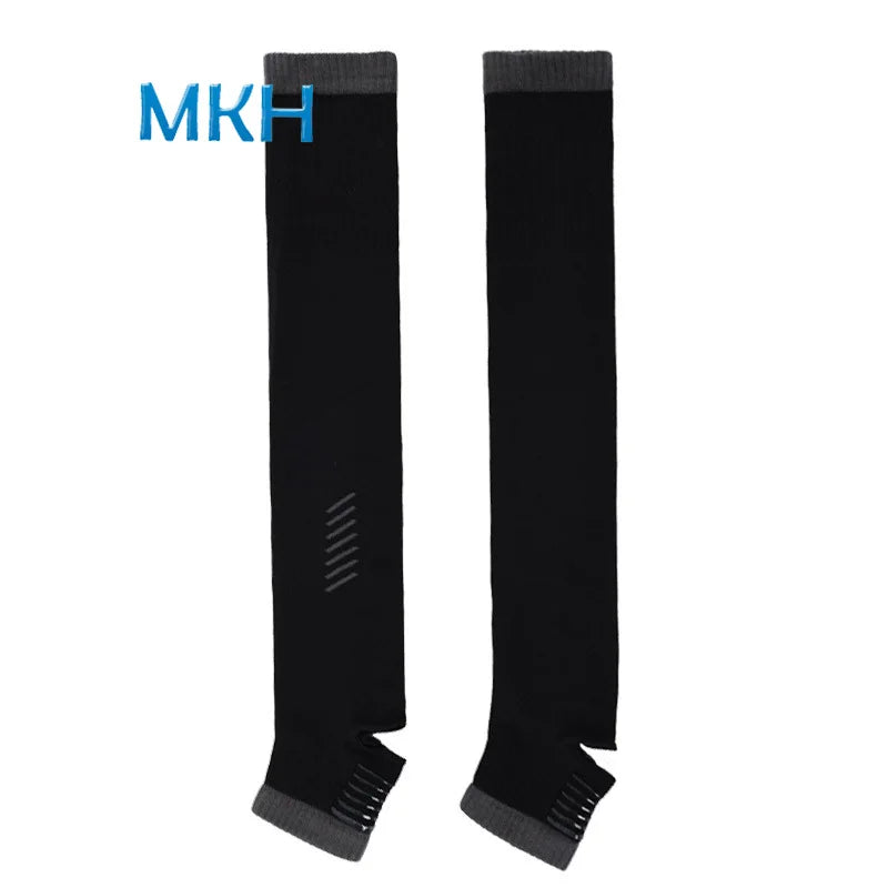 Yoga Socks for Women Girls Workout Socks Toeless Training Dance Leg Warmers