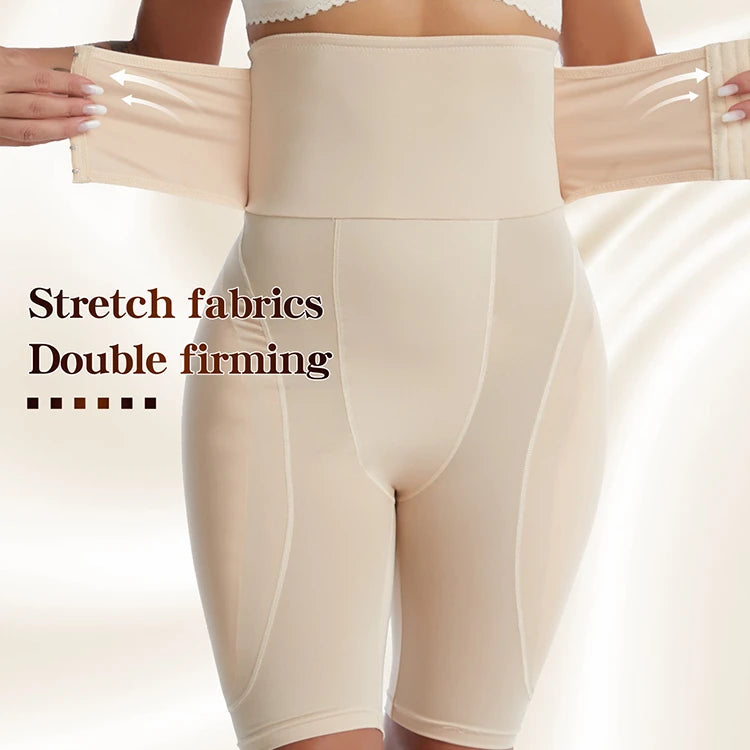 Women High Waist Tummy Control Panty Lace Butt Lifter Shapewear Slim Body Shaper Waist Cincher  Shorts