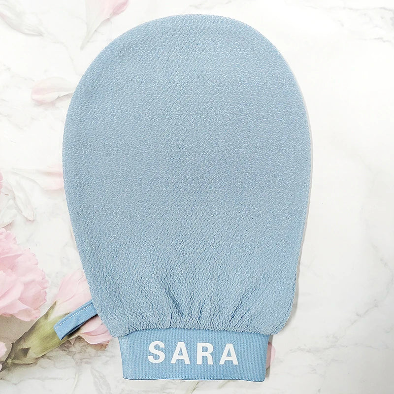 Turkish Exfoliating Glove Blue Mitt Body Scrub Gants Exfoliants Moroccan Hammam Gloves