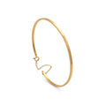 Chris April Fashion Jewelry in Stock PVD Gold Plated 316L Stainless Steel Adjustable Cuff Ankelt
