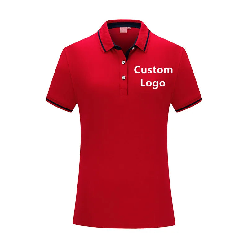 Factory Supply Breathable Custom Polo Shirt Women and Men Wholesale Blank Polo Shirt Short Sleeve