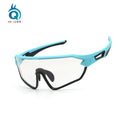 TR90 Photochromic UV400 Color Changing Cycling Sunglasses for Men Women Outdoor Sports Cycling Running