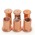 Copper Plated Welding Stud M3 M4 Standoff Screws Soldering Pin PCB LED SMT Thread Connector Copper Stud Welding Screw