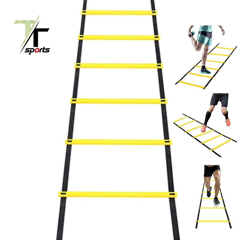 TTSPORTS Agility Ladder Agility Training Ladder  With Speed 6 Rung and Carrying Bag