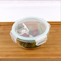 Glass Lunch Box Fresh-Keeping Features Rice Separation Butter Box Eco-Friendly Durable Microwave Safe Multi-Capacity Dinnerware