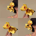 Medium Elegant Pearl Hair Claw Clips Pretty Plastic Thailand Hair Accessories