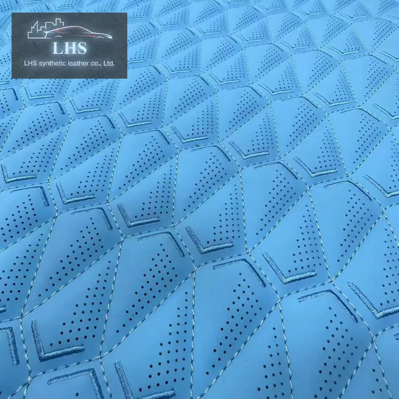 Premium Custom Embossed Synthetic Leather Car Seat Upholstery Waterproof Interior Upgrade Personalized Beautification Features