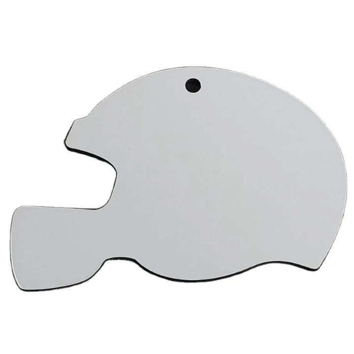 Christmas 2023 Products Sublimation Wooden MDF Blank Custom Football Helmets Christmas Hanging Ornaments Adornos Navidenos