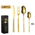 High Quality Restaurant Hotel Wedding Flatware Silver Knife Spoon and Fork Set Stainless Steel Tableware Set