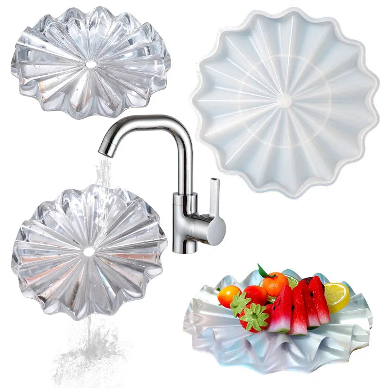 Soap Holder Silicone Mold Epoxy Resin Casting Molds for Shower Bathroom Sink Deck