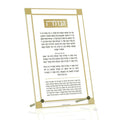 Judaica Acrylic Lucite Basic Tabletop Havdalah