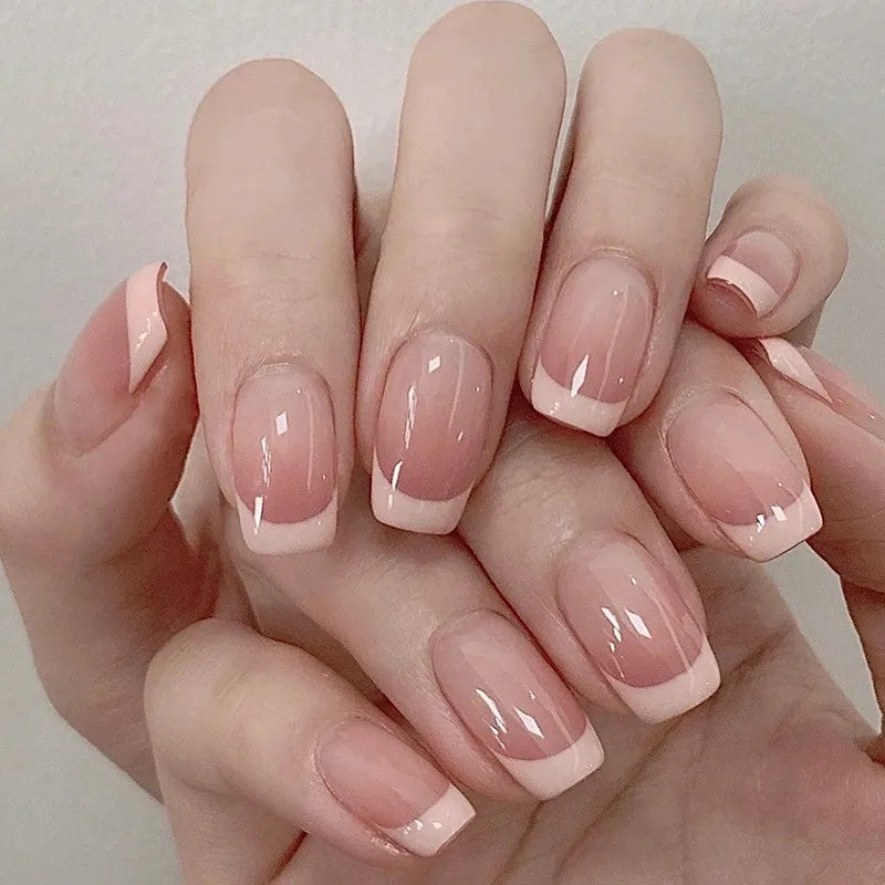 OEM Wholesale Custom Ballerina French Press on Nails Acrylic Artificial Fingernails Art for Women