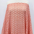 Wholesale Hot Selling Original 100% Cotton Red White Hollow Cotton Eyelet Embroidery Fabric