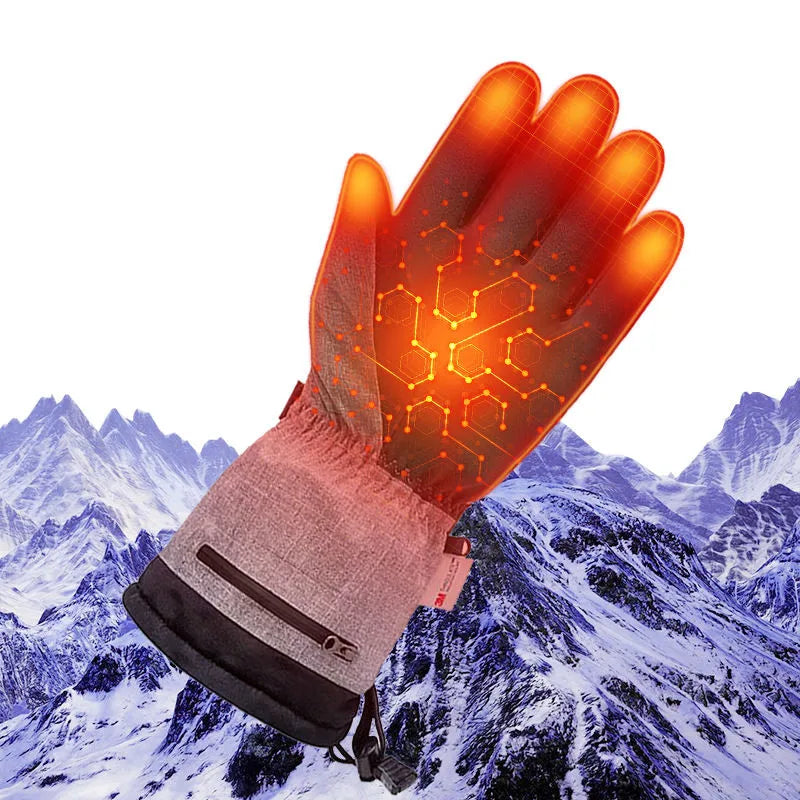 Custom 5000mAh Winter Rechargeable Heated Gloves Thermal Therapy Breathable for Arthritis Sufferers
