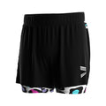 Custom Men's 2 in 1 Training Shorts Anti-Chafe Liner Non-See-Through High Elastic Ultralight for Grappling Competition