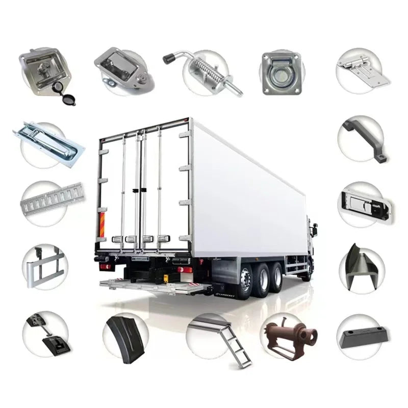 Stainless Steel Truck Tool Box Paddle Handle Latch Trailer Lock