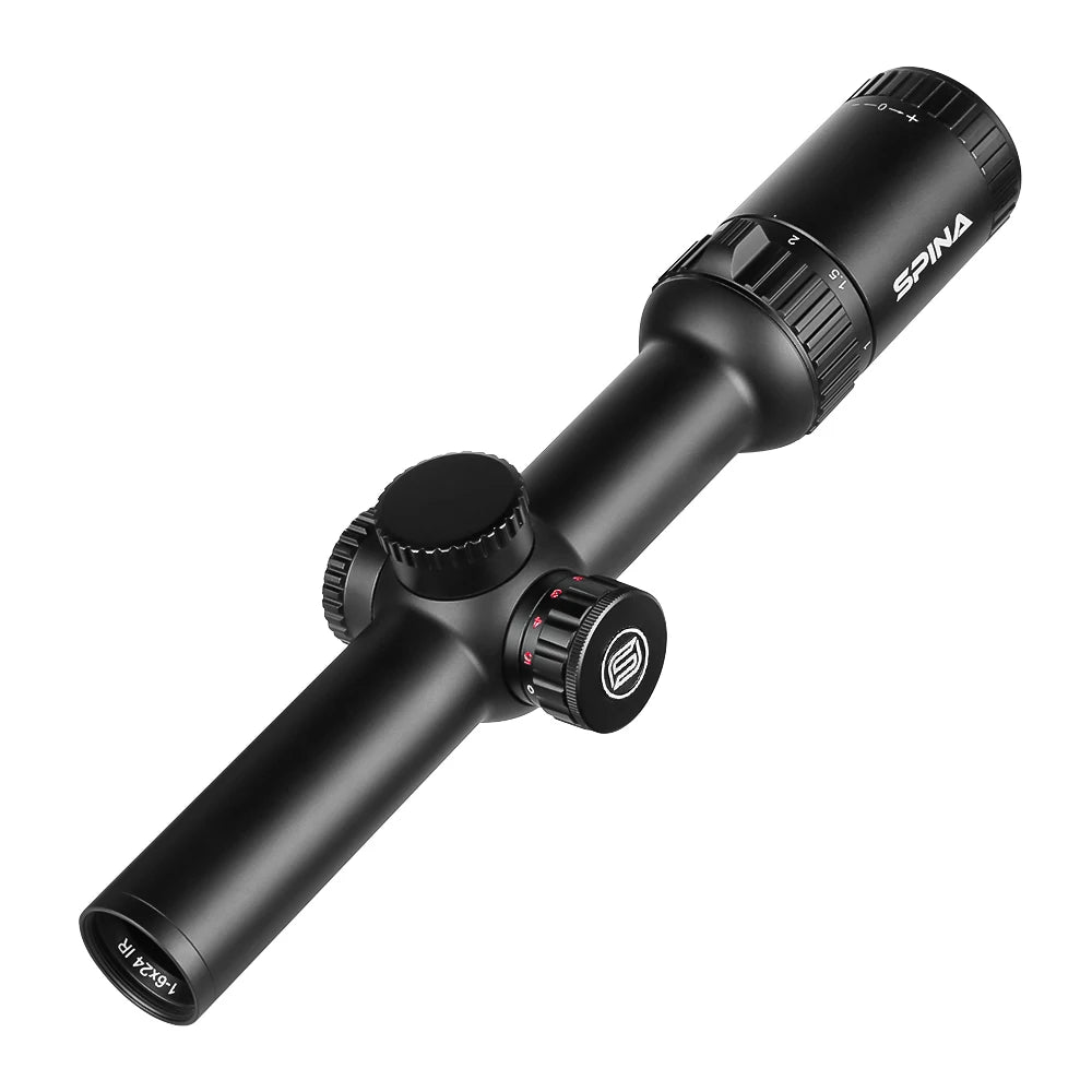 For 1-6x24 WA IR FMC Illuminated Red Green Aluminum Alloy Waterproof Shockproof Tactical LPVO Spotting Scope Fully Multi-Coated
