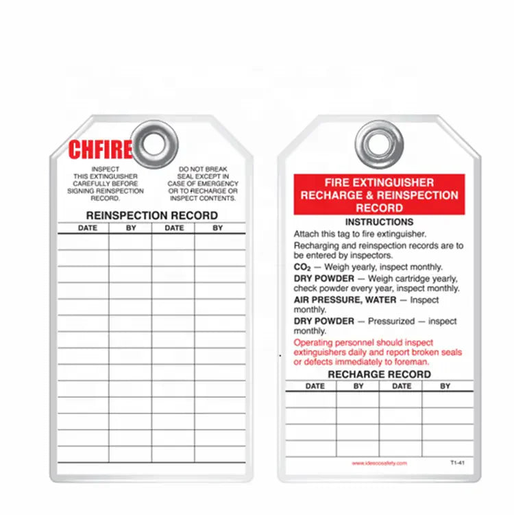 Fire Extinguisher Label