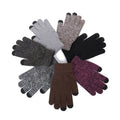 Custom Logo XL Men's Winter Mittens Acrylic Cold Weather Knit Gloves for Touch Screen Function for Outdoor Activities Running