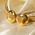 Wholesale High-Polished Vintage Luxury Women's Stud Earrings Gold Plated Non-Tarnish Jewelry for Party Occasions