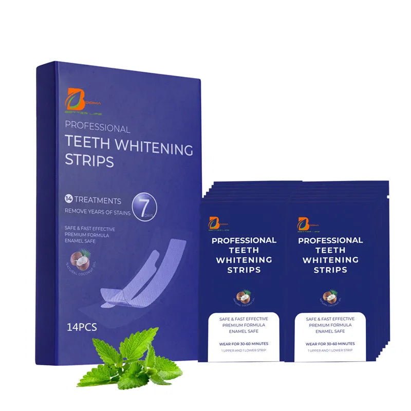 Wholesales Teeth Whitening Strips Oral Hygiene Care Teeth Whitening Strips Dissolve Organic Whitening Strips for Teeth
