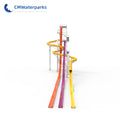 Factory Price Freefall Commerical Fiberglass Water Slide for Outdoor Water Play Park