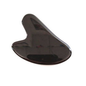 HZ New Product Ideas Heart Shaped Gua Sha Black Obsidian Massage Tool Spiky Guastone Jade Stone