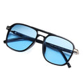 Newest Fashion Vintage Oversized Men Sunglasses Retro Double Bridge TR Unisex Shades
