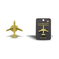 3D Die Cast AirplaneBrooch Manufacturer Mini Airplane Lapel Pin Badge With Paper Card