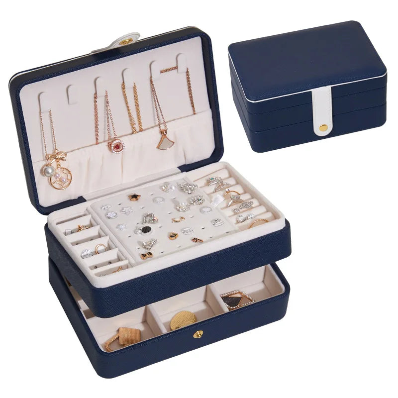 Joyero Jewelry Package Custom Ring Necklace Earring Jewelry Box Multilayer OEM Customized Jewelry Gift Box