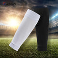 Custom Logo High Quality Crew Leg Warmers with Cuff & Bottom Design Unisex Cycling Soccer Football Calf Support