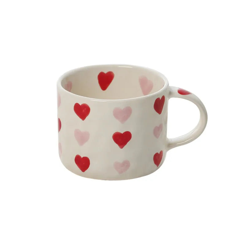 300 ml New Bone China Valentine's Gift love Heart Personalized Ceramic Water Coffee Tea Cup