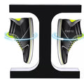 New Rotating Double Levitation Shoes Display Racks Floating Sneaker Shoe Display Advertisement Rack for Store Decoration