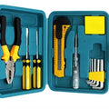 Portable 12-Piece Household Tool Set Small Portable Car Emergency Toolbox with Hard Case OEM Customizable