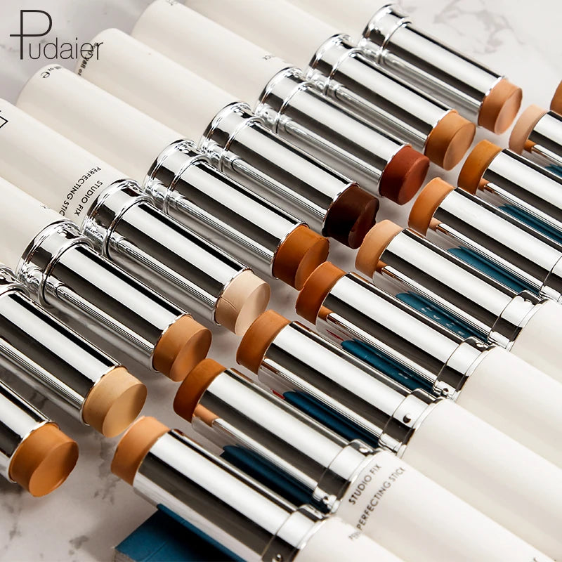 Wholesale Customer logo 18 Colors Foundation Makeup Waterproof Concealer Stick Oil Control Full Beauty Face