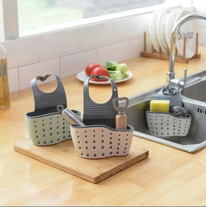 Sink Storage Suction Cup Drain Sink Shelf Sink Drain Rack Kitchen Accessories Bathroom  Sponge Wash