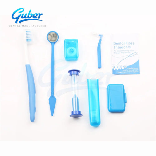 *Dental Materials Ortodoncia Care Brush Green Color Orthgoncia Travel Bag Kit New Arrival Dental Orthodontic Kit