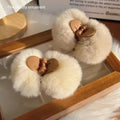 Wholesale Cute Small Furry Hair Claws Autumn and Winter New Comfortable Plush Cute Girl Fluffy Hair Clip