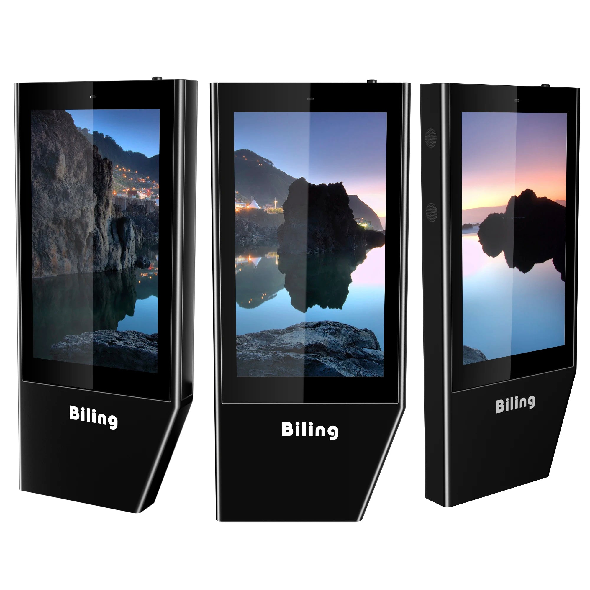 55 65 Inch Interactive Floor Stand Kiosk Touch Outdoor Waterproof Screen Lcd Digital Signage Digitale Werbe Display Outdoor