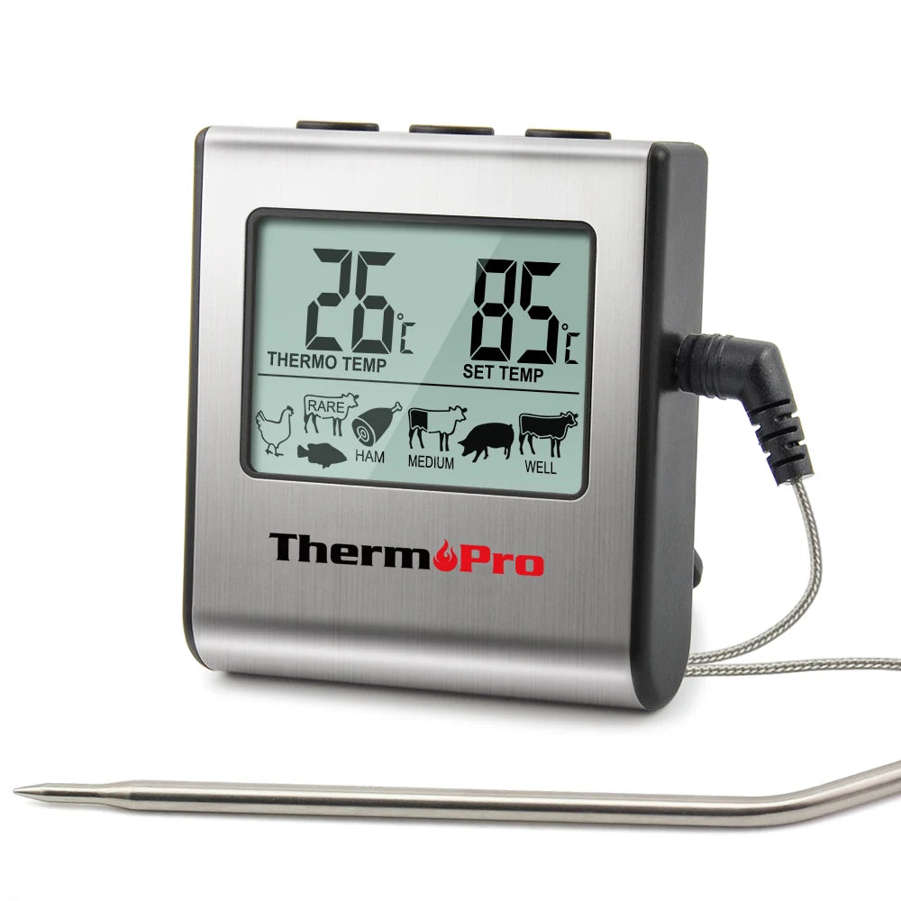 ThermoPro TP16 Digital Kitchen Baking High Temperature Oven Thermometer With Display